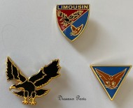trilogie pins' militaire